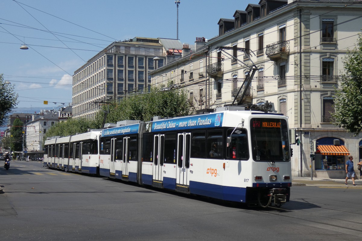 Женева, ACMV/ABB/Duewag Be 4/6 № 817