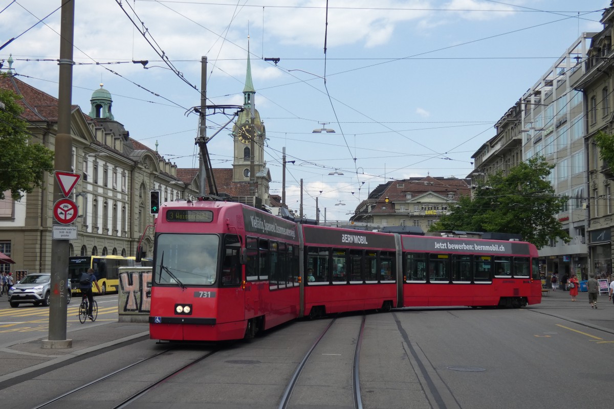 Берн, ACMV/ABB/Duewag Be 4/8 № 731