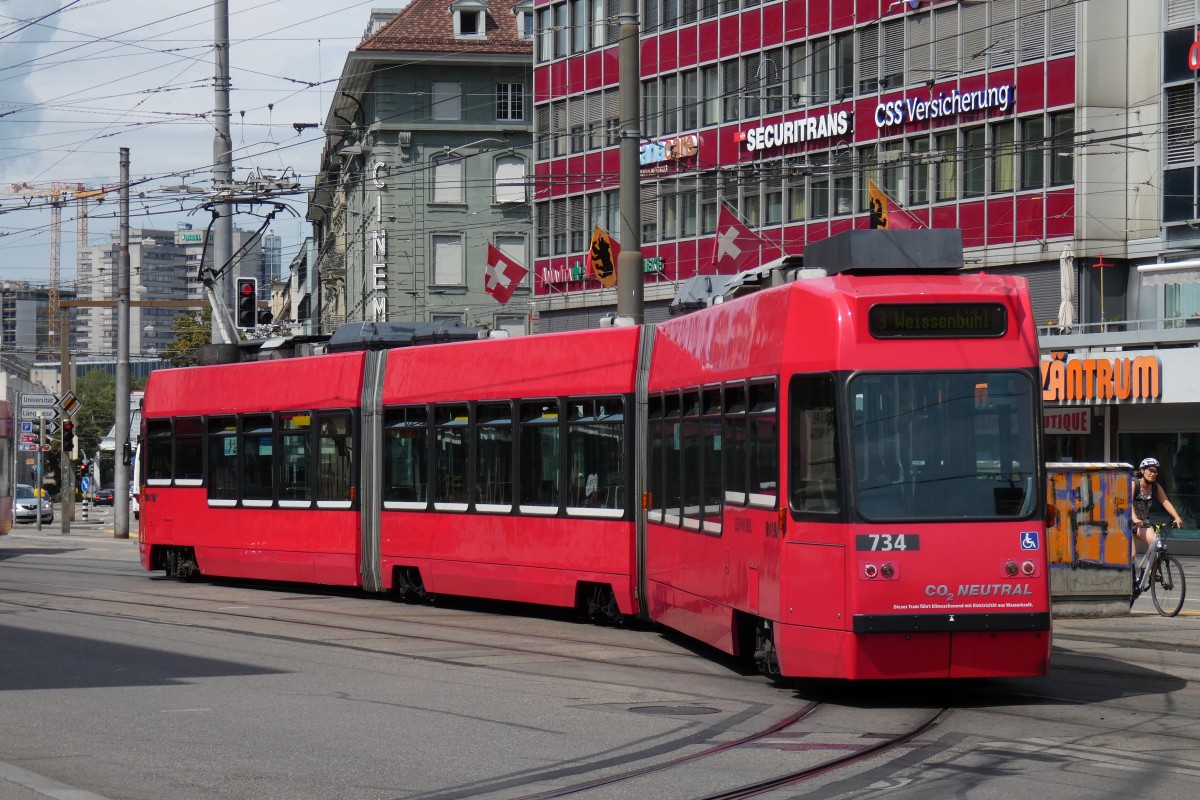 Берн, ACMV/ABB/Duewag Be 4/8 № 734