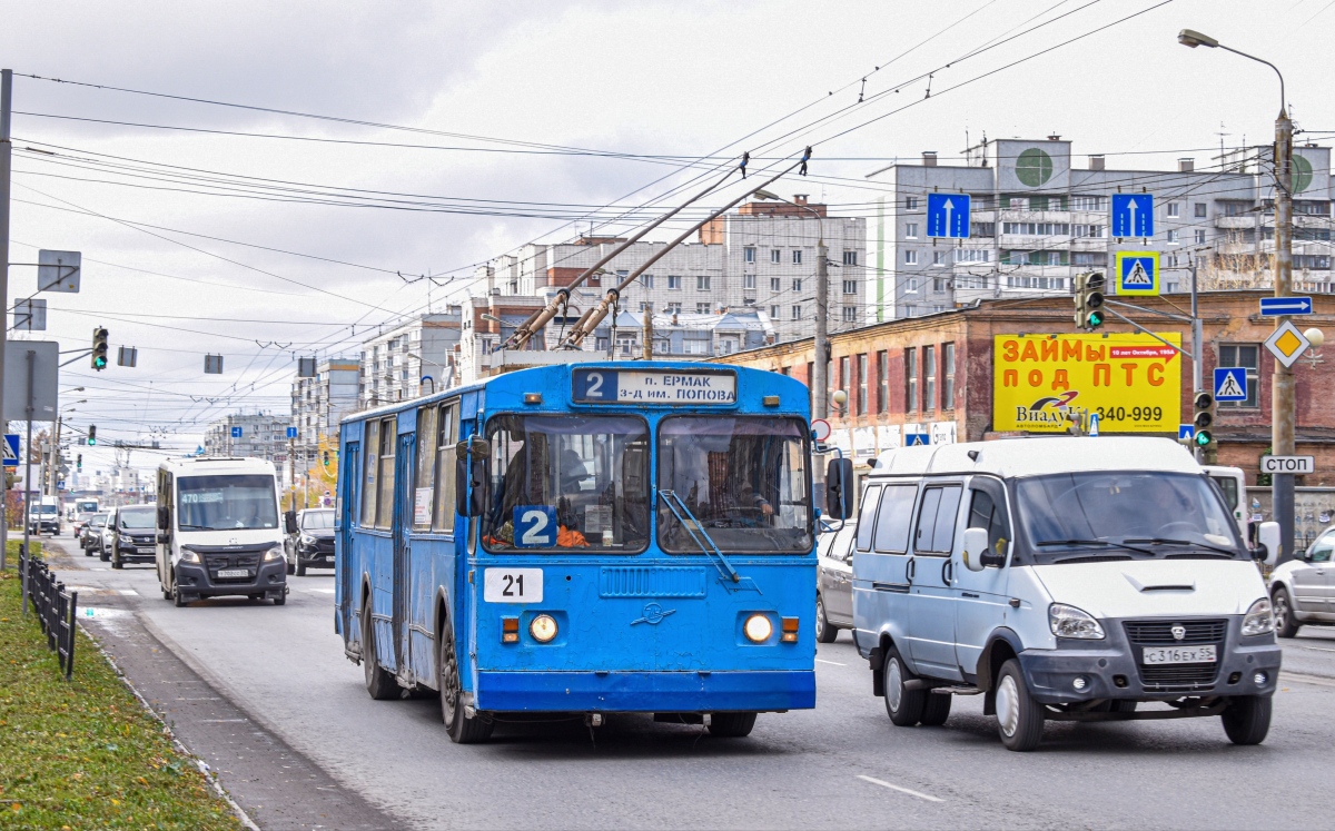 Омск, ЗиУ-682Г-012 [Г0А] № 21