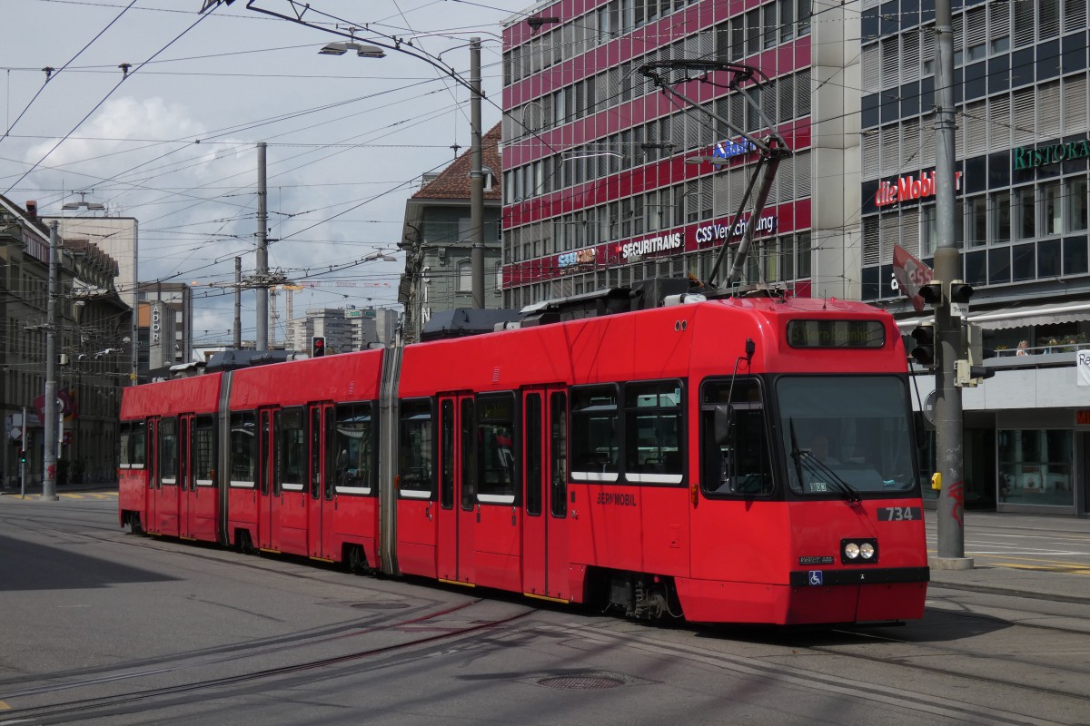 Берн, ACMV/ABB/Duewag Be 4/8 № 734