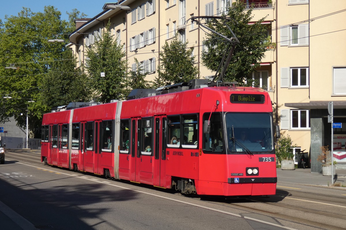 Берн, ACMV/ABB/Duewag Be 4/8 № 735