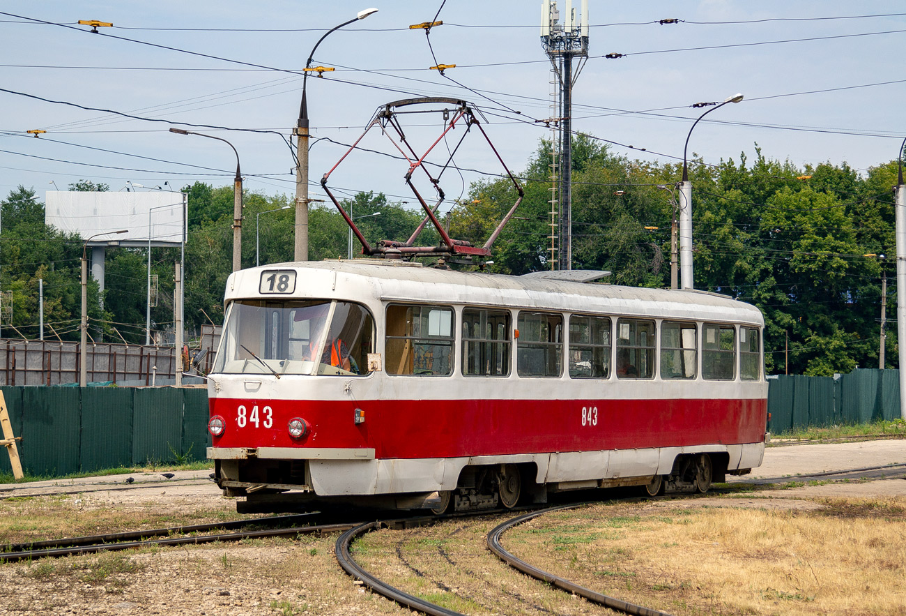 Самара, Tatra T3SU № 843; Самара — Конечные станции и кольца (трамвай)