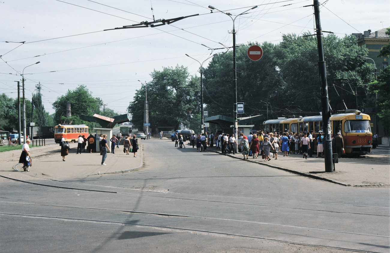 Dnipro, Tatra T3SU Nr. 1333; Dnipro — Old photos: Shots by foreign photographers