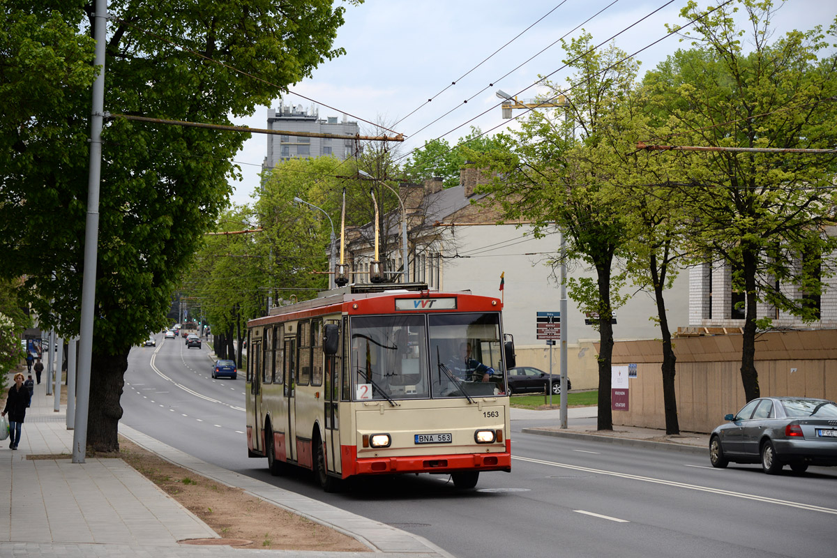 Вильнюс, Škoda 14Tr11/6 № 1563