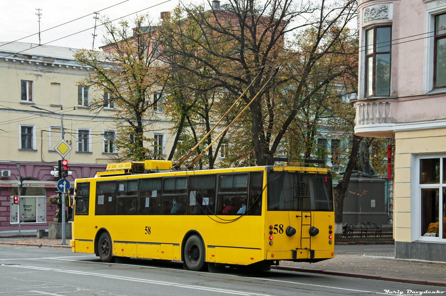 Полтава, ЮМЗ Т1Р (Т2П) № 58