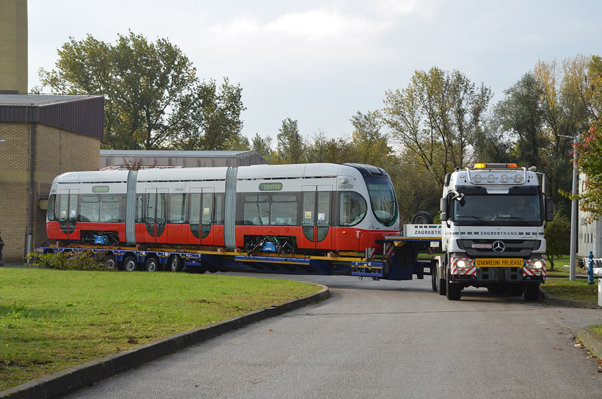 Лиепая, Končar TMK 2300LT № 250; Лиепая — Новые трамваи Končar; Загреб — Трамвайный завод Končar