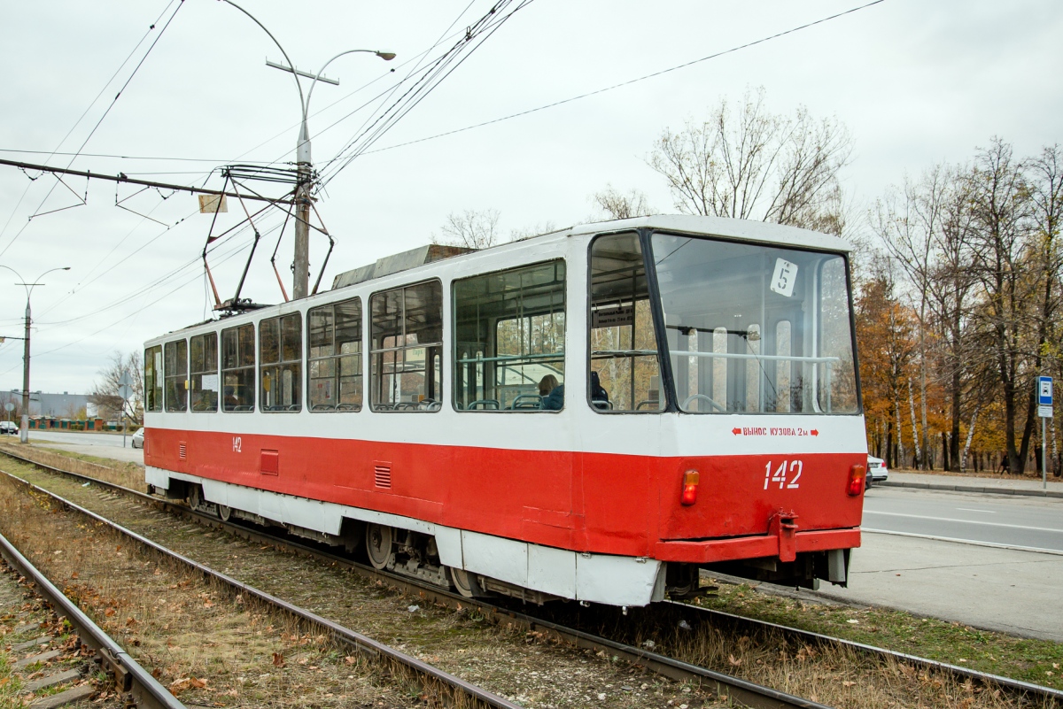 Липецк, Tatra T6B5SU № 142
