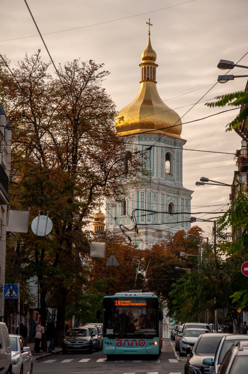 Киев, ЛАЗ E301D1 № 2663