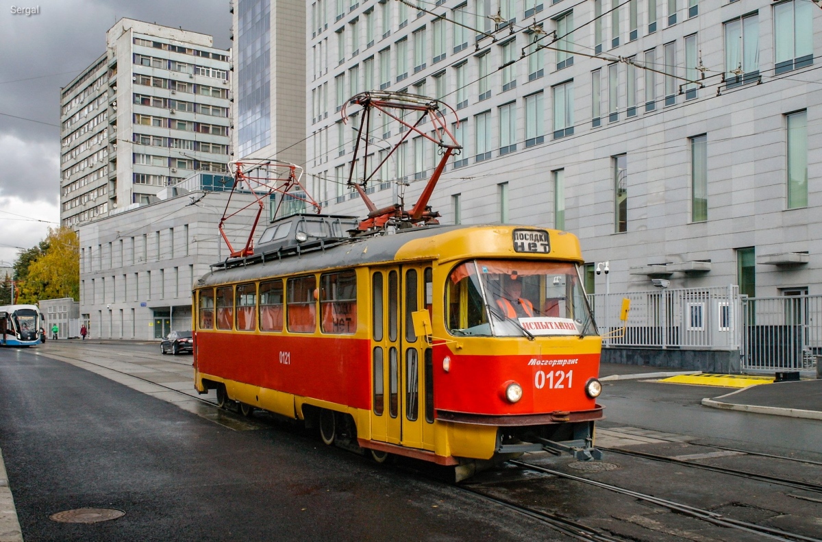 Moscow, Tatra T3SU (2-door) № 0121