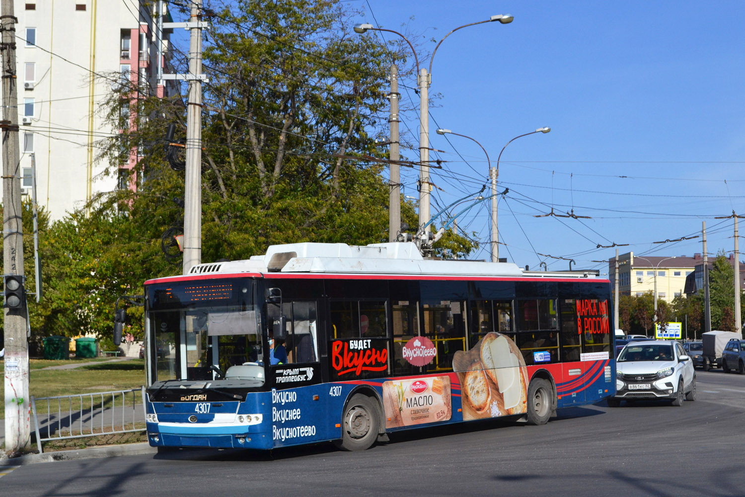 Крымский троллейбус, Богдан Т70110 № 4307
