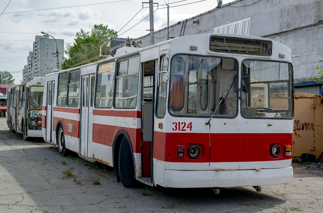 Самара, ЗиУ-682В-012 [В0А] № 3124; Самара — Троллейбусное депо № 3