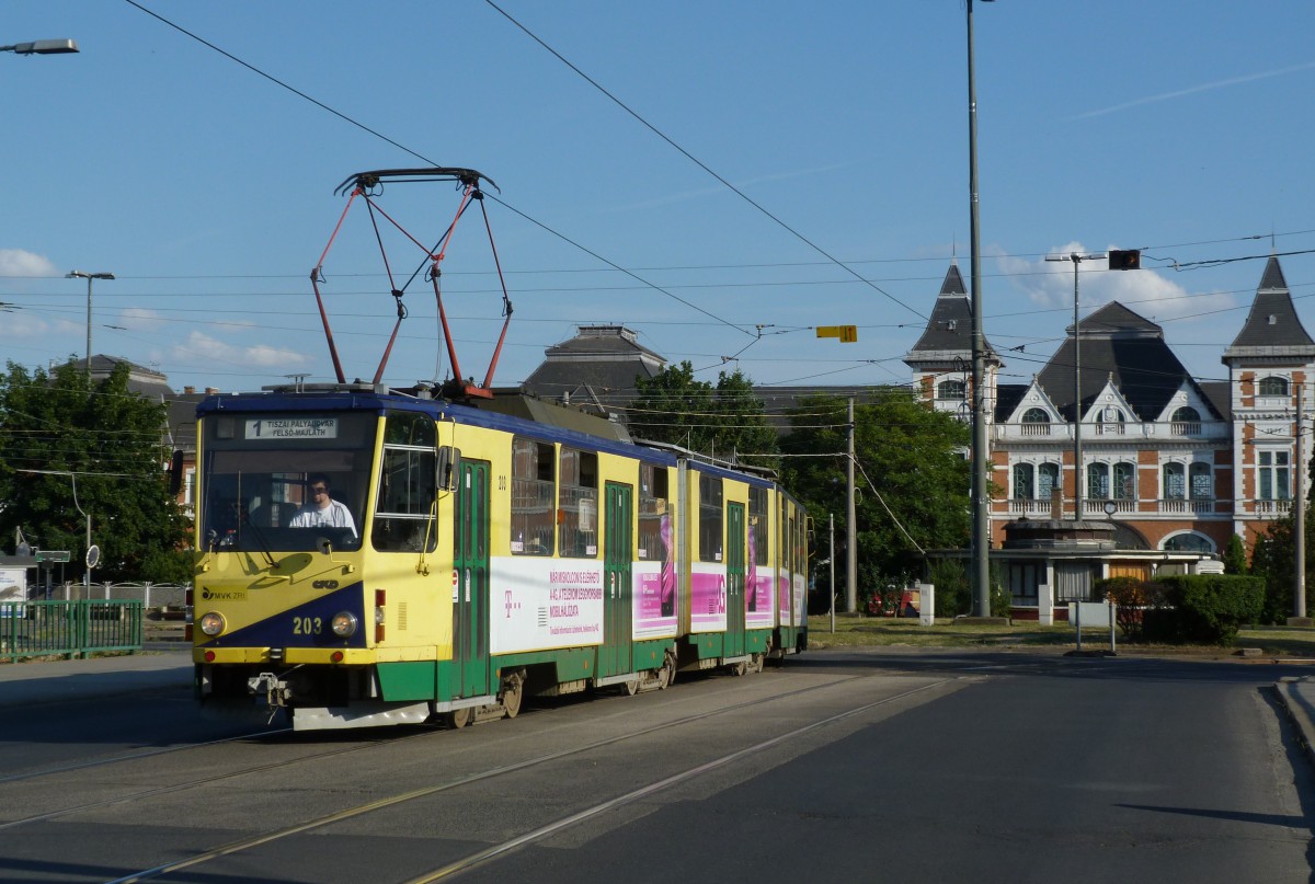 Miskolc, Tatra KT8D5 № 203