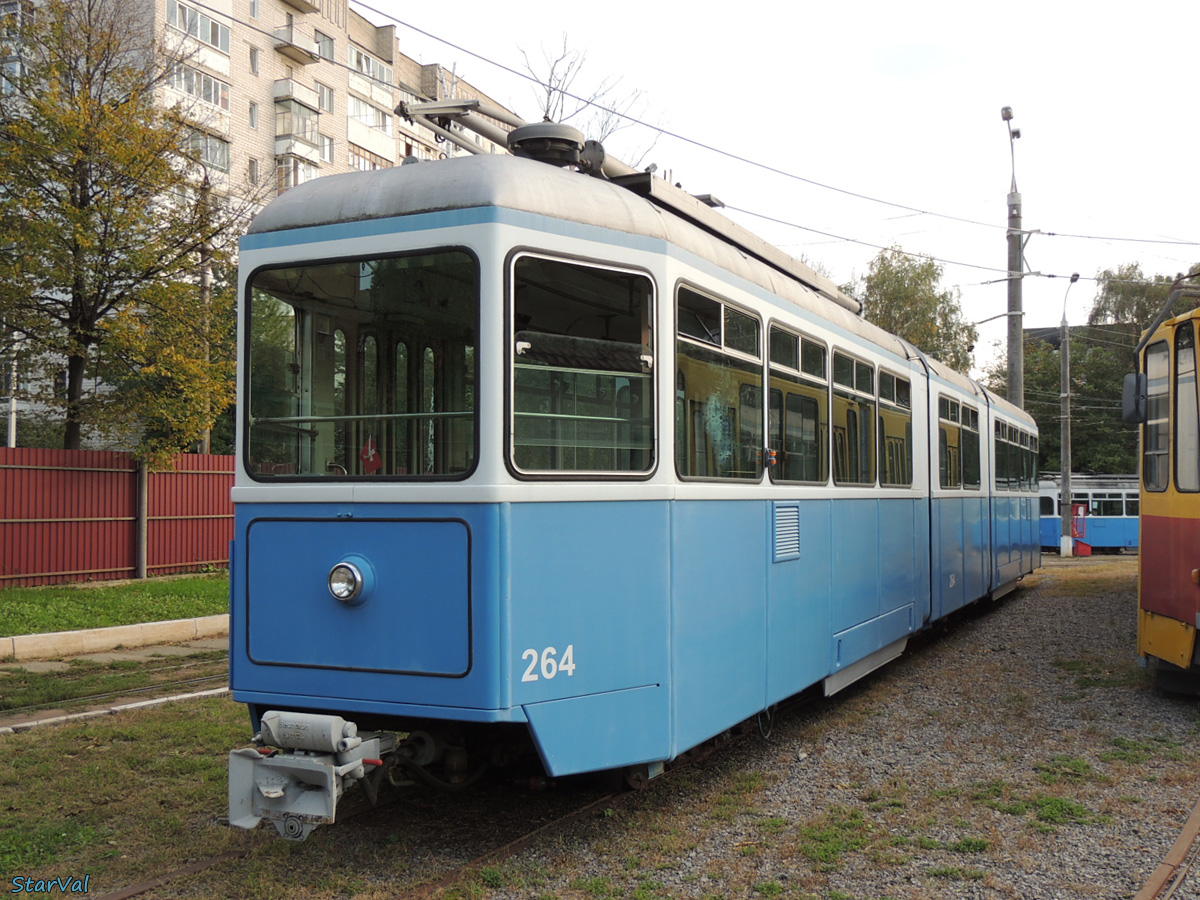 Винница, SWS/SIG/BBC Be 4/6 "Mirage" (без кабины) № 264; Винница — Музей Винницкого трамвая