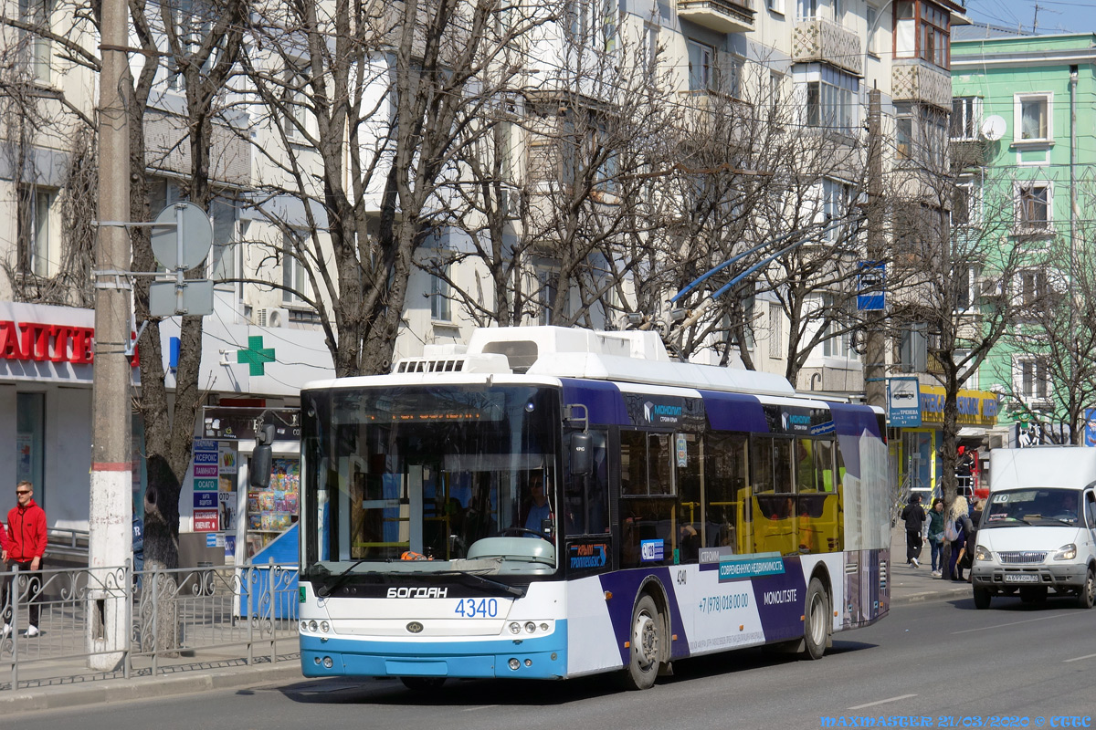 Крымский троллейбус, Богдан Т70110 № 4340