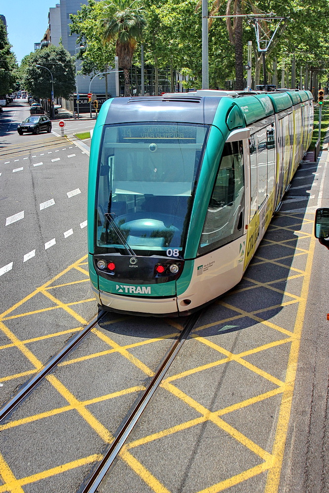 Барселона, Alstom Citadis 302 № 08 Барселона, Alstom Citadis 302 № 08