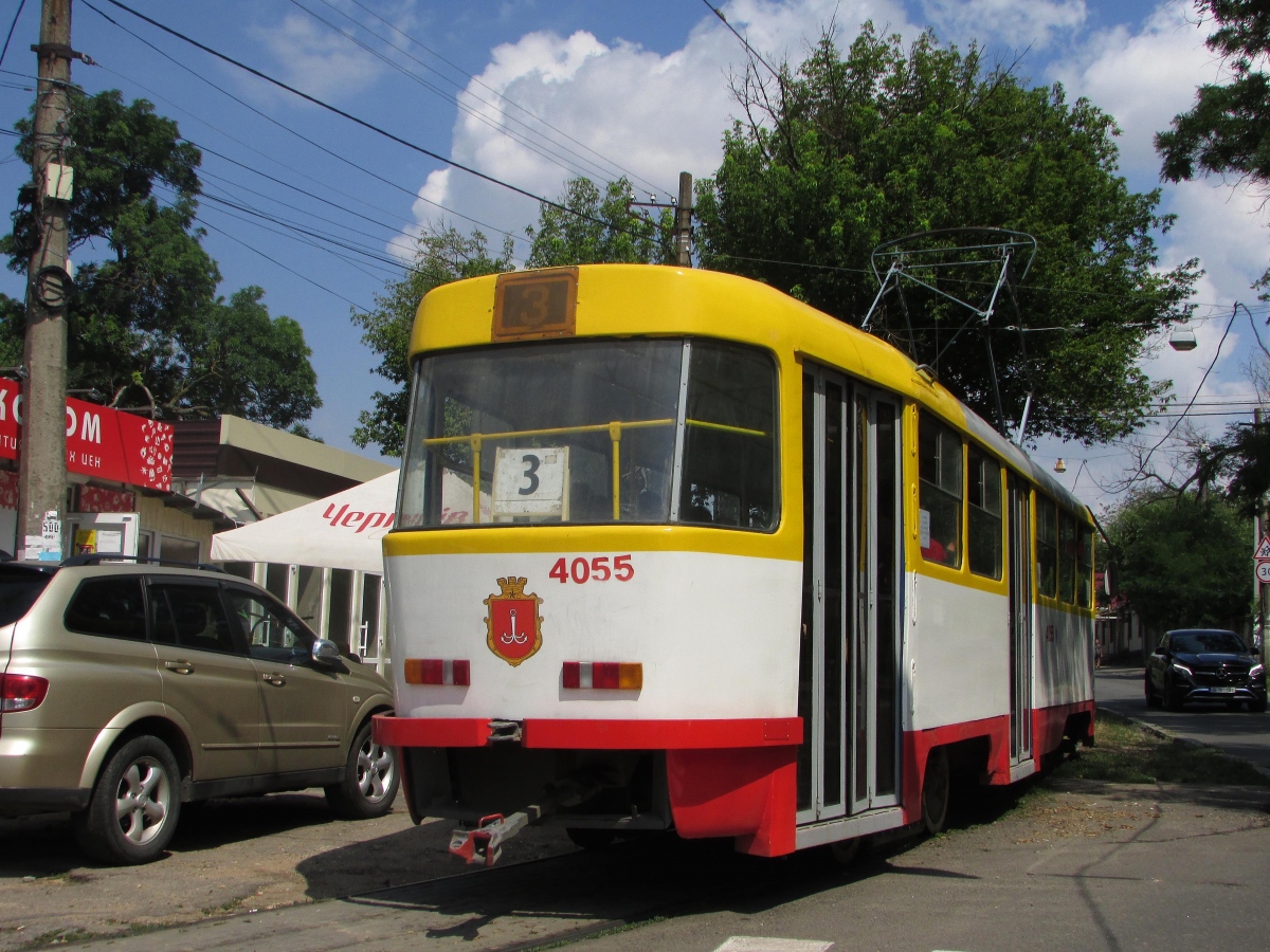 Одесса, Tatra T3R.P № 4055