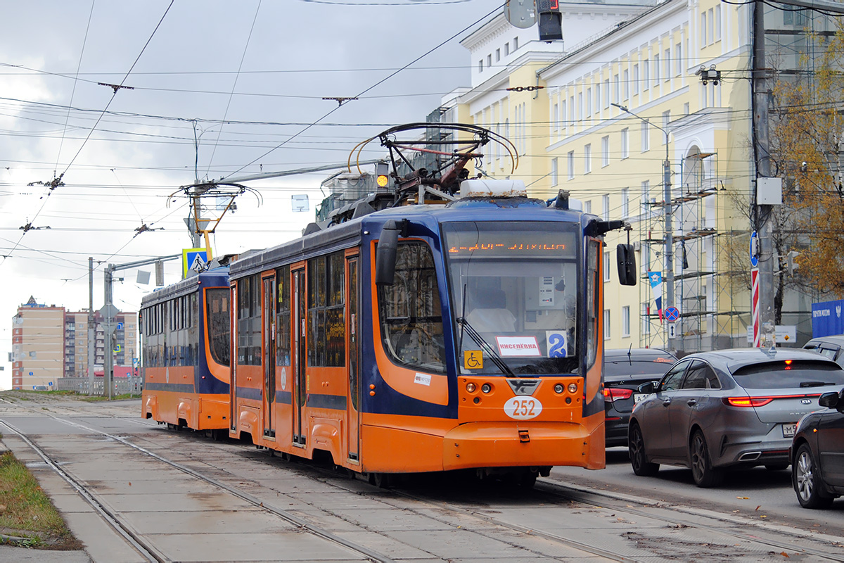 Смоленськ, 71-623-00 № 252; Смоленськ — Челночное движение трамваев на время ремонта улицы Николаева и проспекта Гагарина