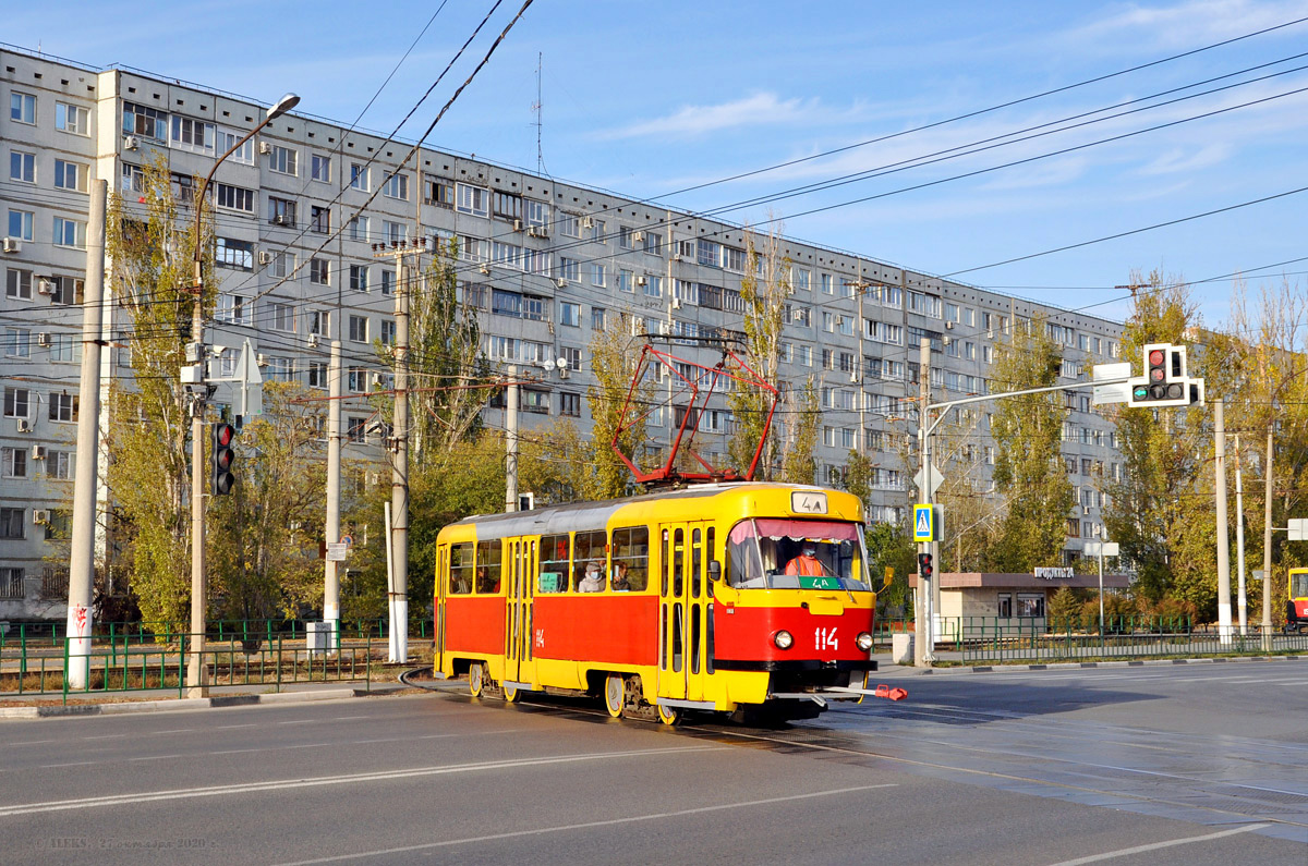 Волжский, Tatra T3SU № 114