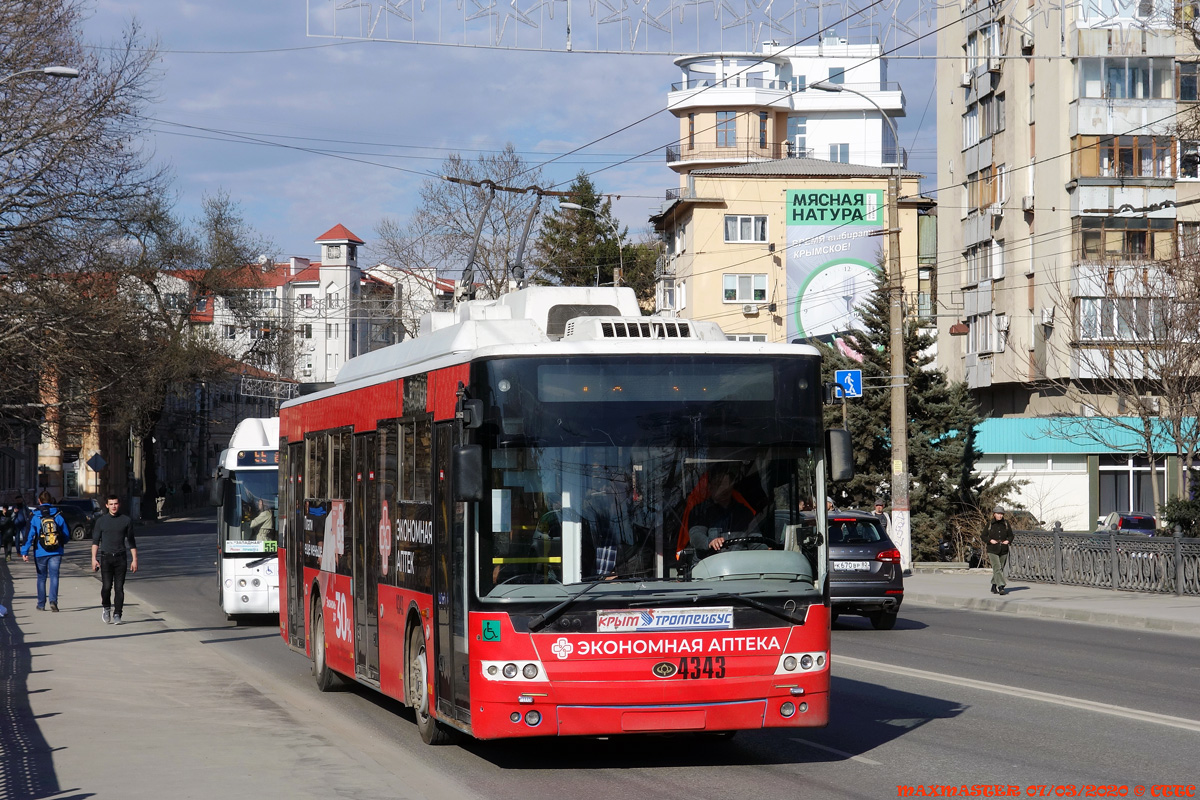 Крымский троллейбус, Богдан Т70110 № 4343