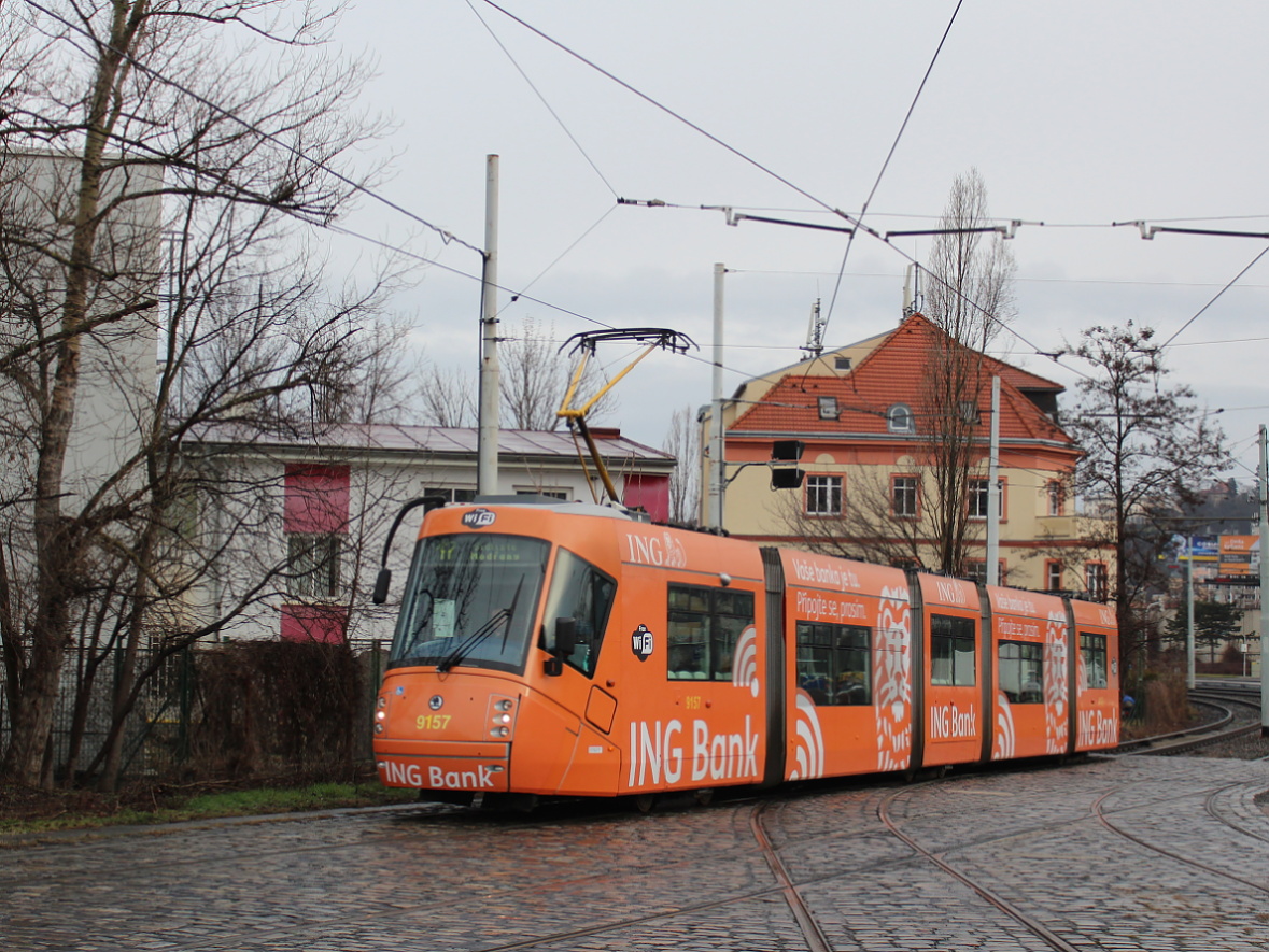 Прага, Škoda 14T Elektra № 9157