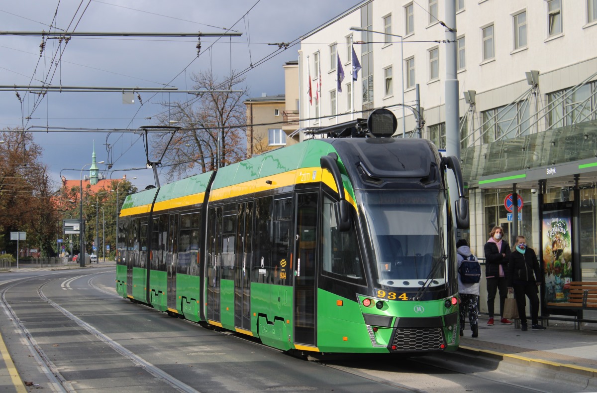 Poznań, Modertrans Moderus Gamma LF 03 AC BD č. 934 Poznań, Modertrans Moderus Gamma LF 03 AC BD č. 934