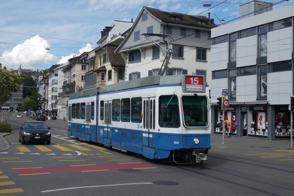 Цюрих, SWP/SIG/BBC Be 4/6 "Tram 2000" № 2047