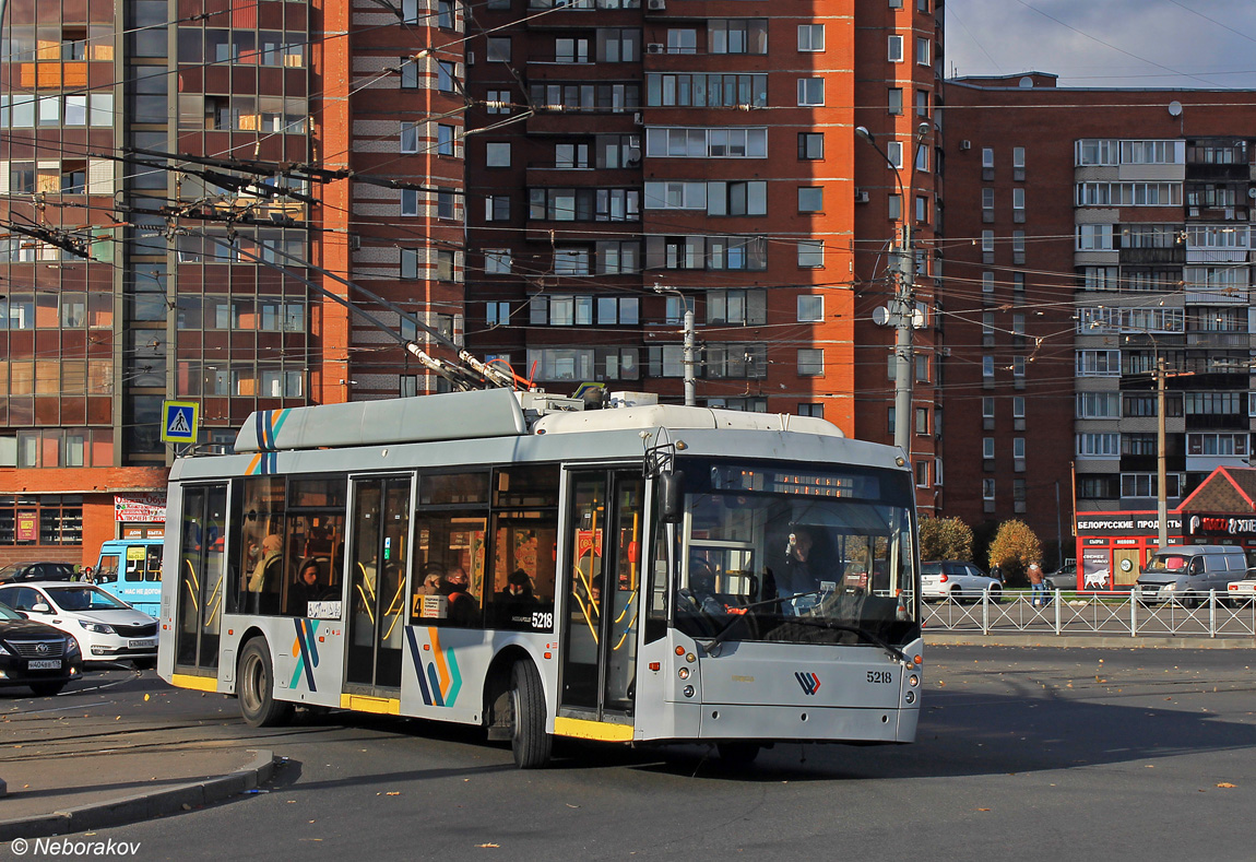 Санкт-Петербург, Тролза-5265.00 «Мегаполис» № 5218