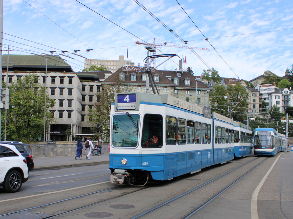 Цюрих, SWP/SIG/BBC Be 4/6 "Tram 2000" № 2088