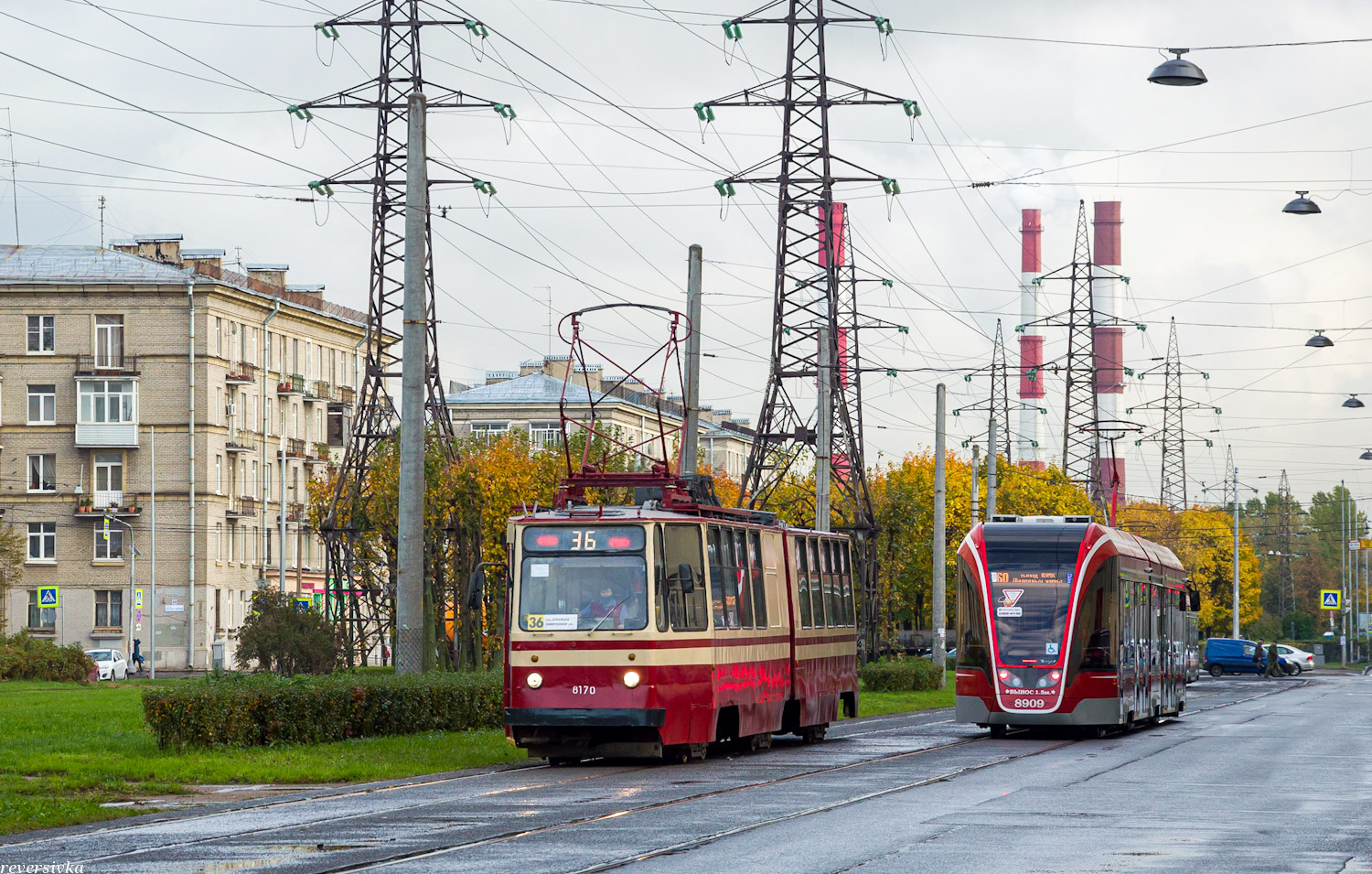 Sankt-Peterburg, LVS-86K № 8170; Sankt-Peterburg, 71-931M “Vityaz-M” № 8909