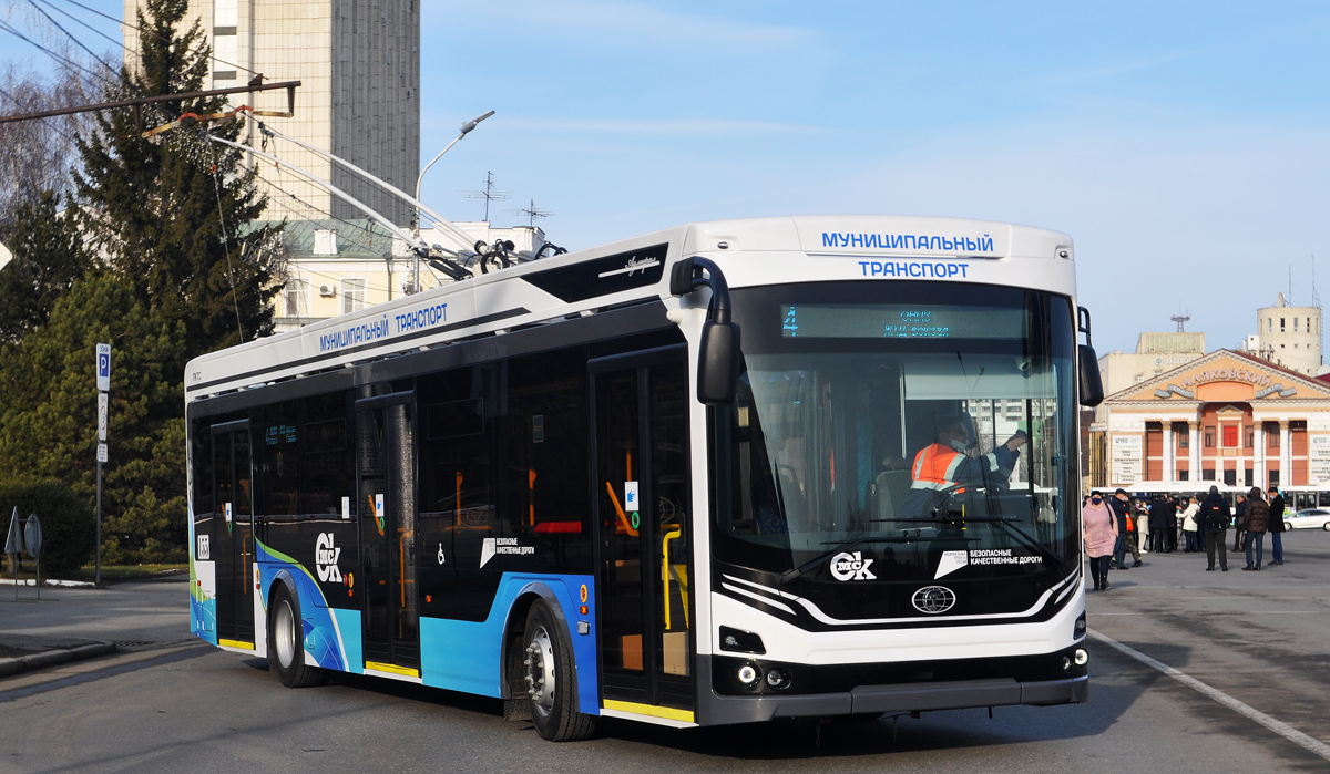 Omszk, PKTS-6281.00 “Admiral” — 155; Omszk — 01.11.2020 —  Presentation of trolleybuses PKTS 6281 Admiral