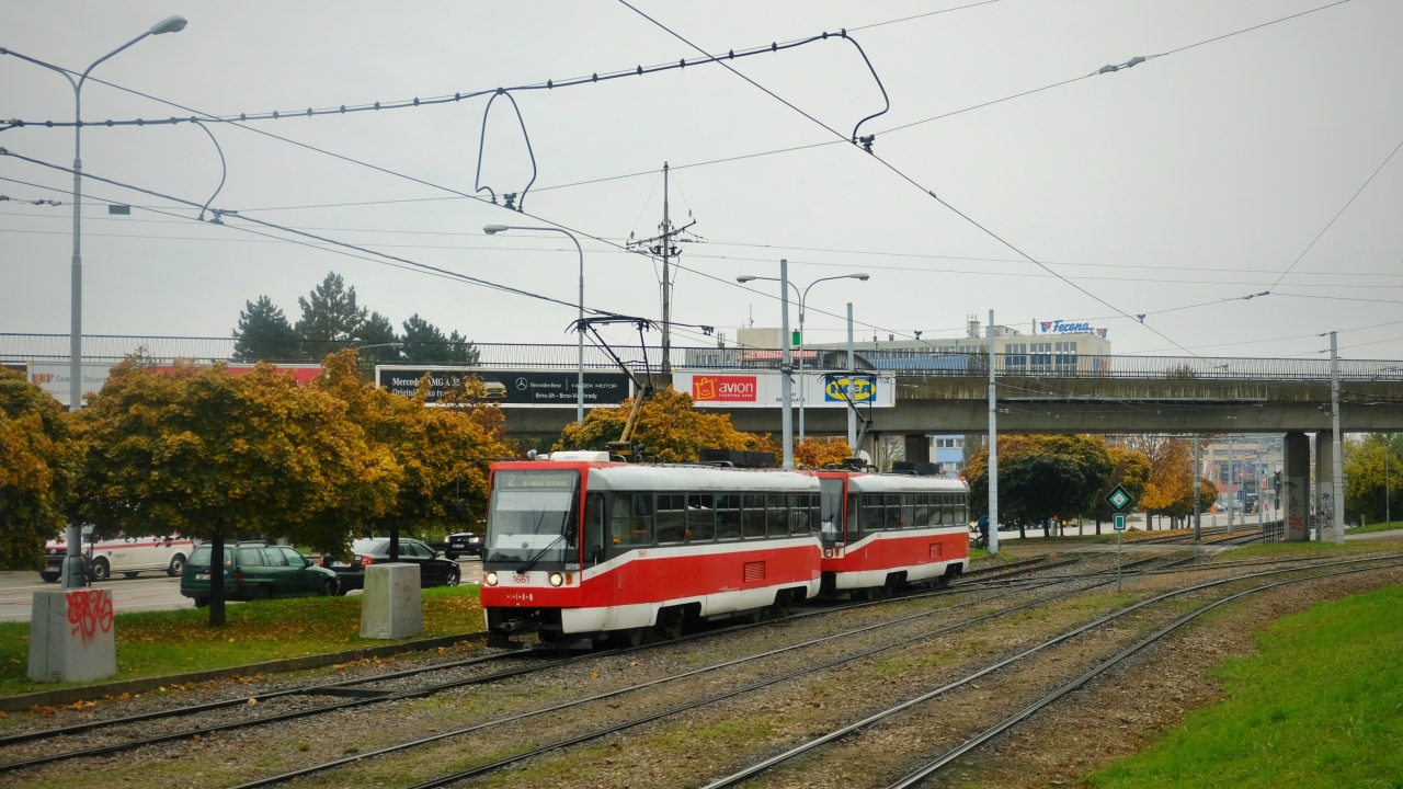 Брно, Tatra T3R (1995) № 1661