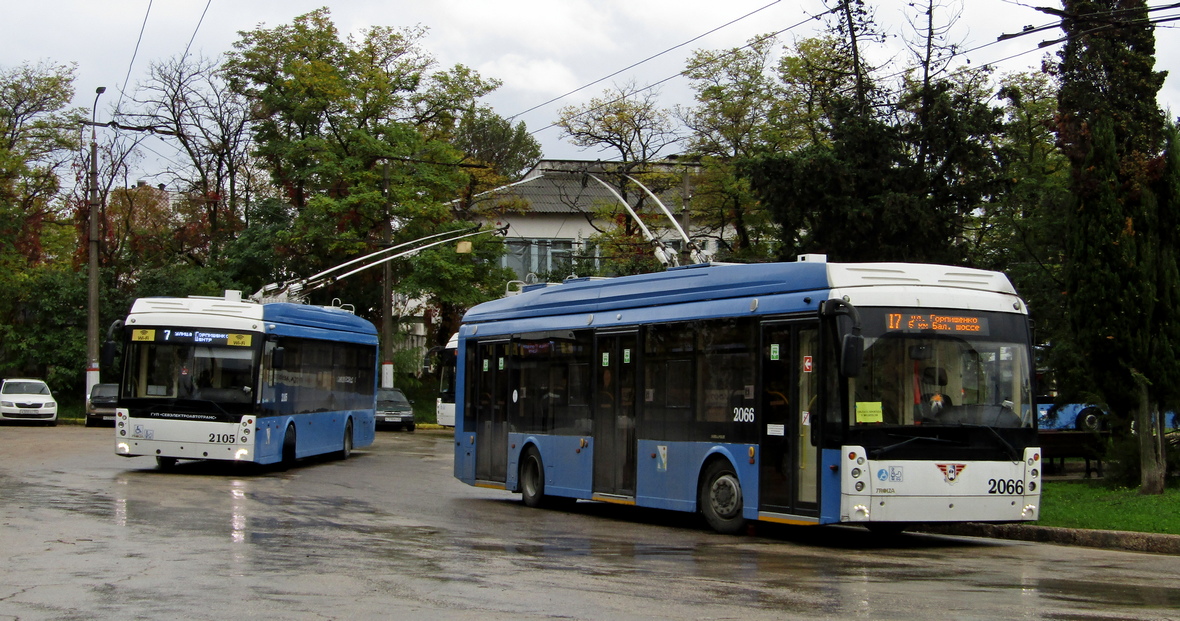 Sevastopole, Trolza-5265.02 “Megapolis” № 2105; Sevastopole, Trolza-5265.02 “Megapolis” № 2066
