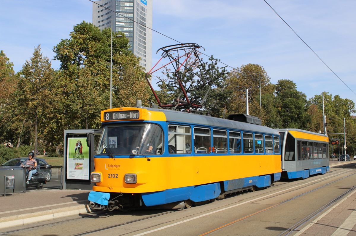 Leipzig, Tatra T4D-M1 Nr. 2102 Leipzig, Tatra T4D-M1 Nr. 2102