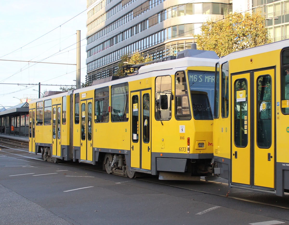 Берлин, Tatra KT4DM № 6173