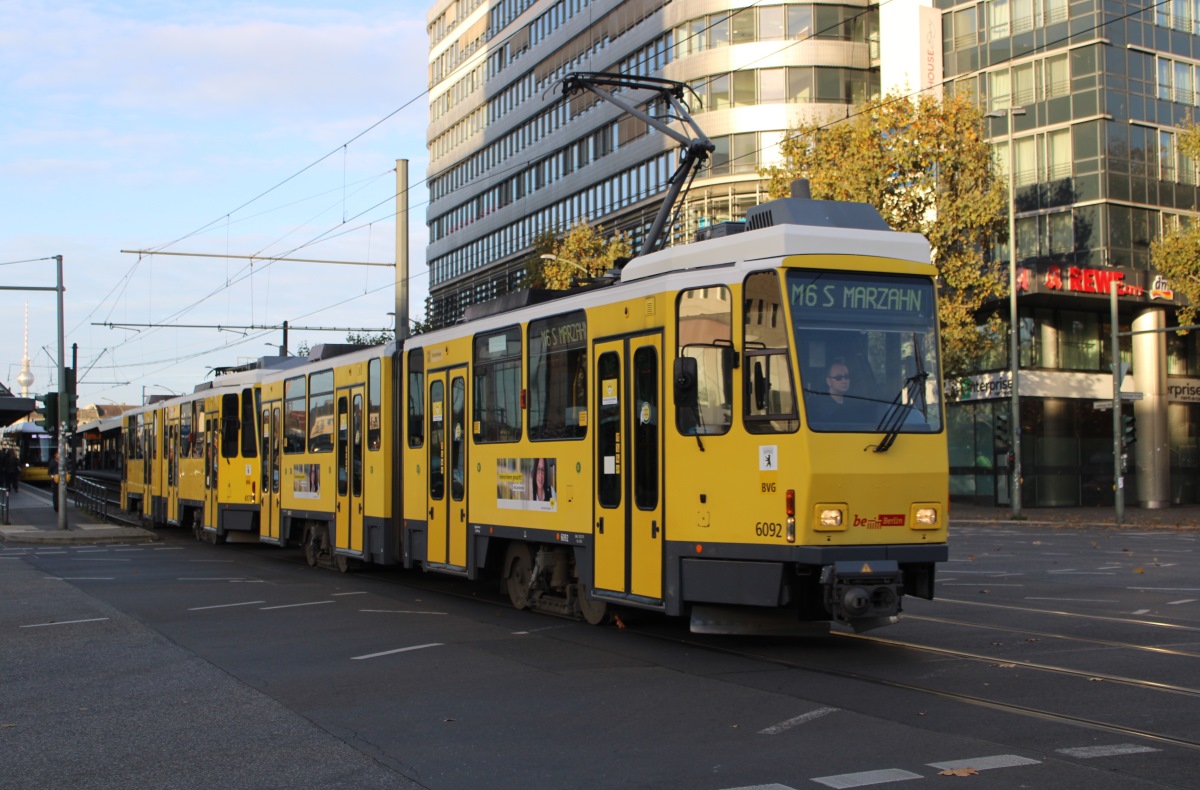 Берлин, Tatra KT4DM № 6092