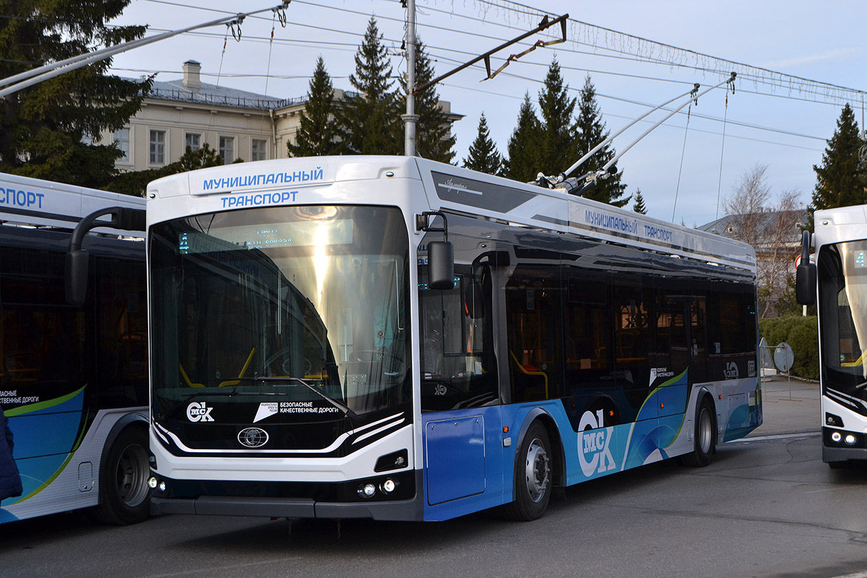 Омск, ПКТС-6281.00 «Адмирал» № 155; Омск — 01.11.2020 — Презентация троллейбусов ПКТС 6281 Адмирал Омск, ПКТС-6281.00 «Адмирал» № 155; Омск — 01.11.2020 — Презентация троллейбусов ПКТС 6281 Адмирал