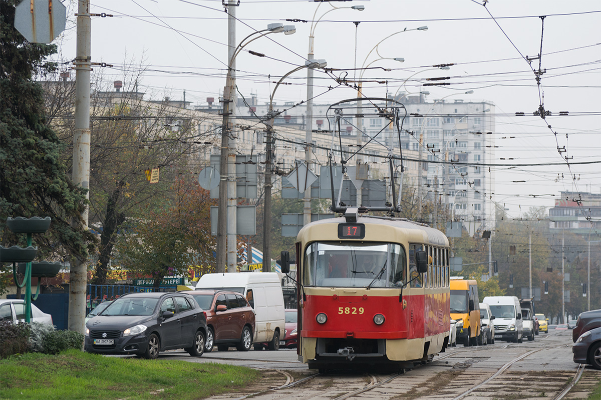 Киев, Tatra T3SU № 5829