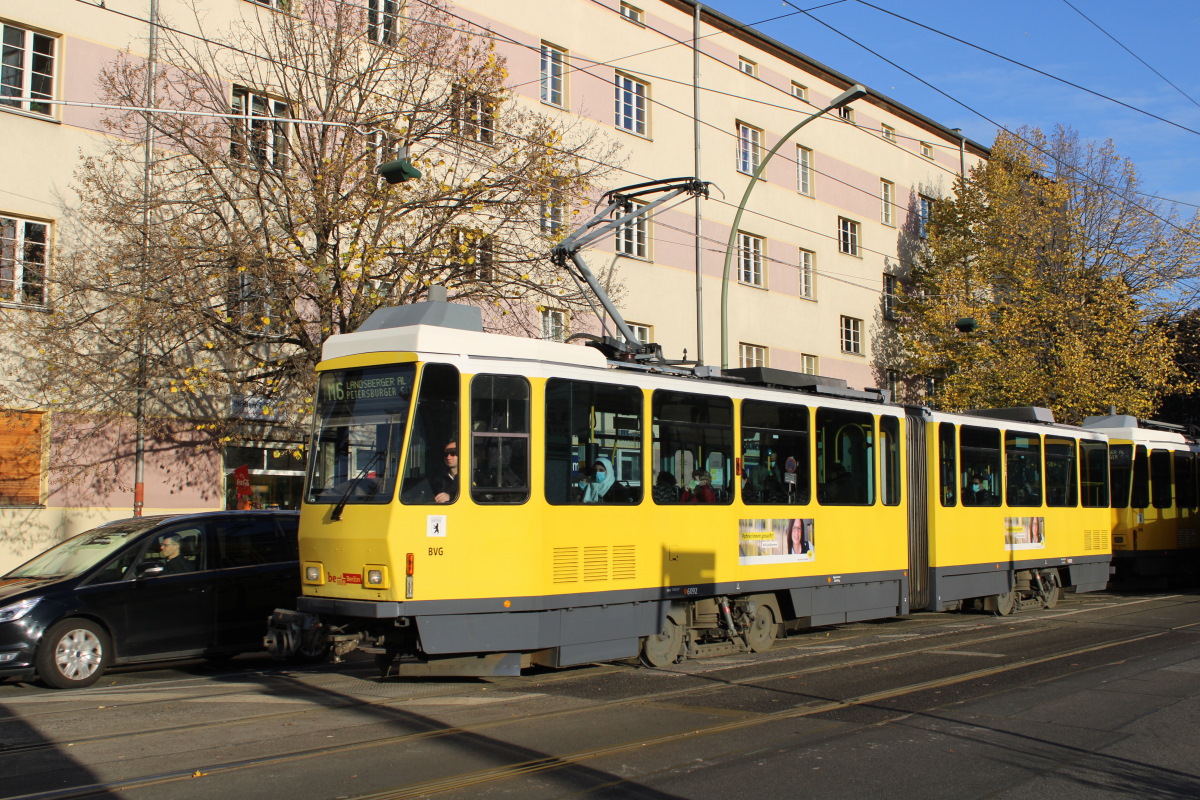 Берлин, Tatra KT4DM № 6092