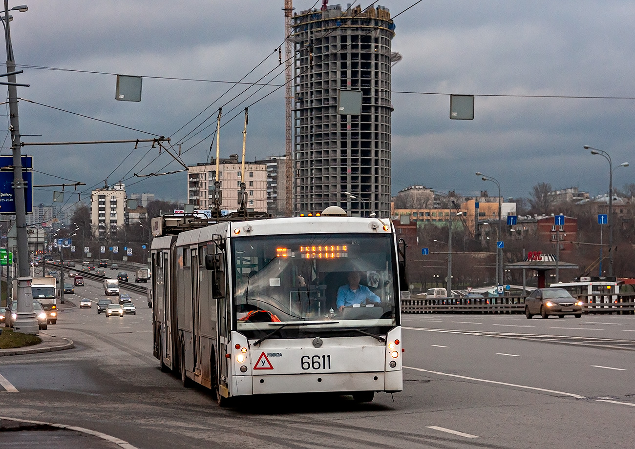 Москва, Тролза-6206.00 «Мегаполис» № 6611
