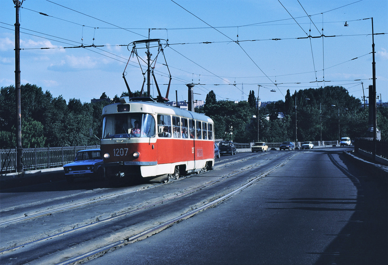 Dnipro, Tatra T3SU Nr. 1207; Dnipro — Old photos: Shots by foreign photographers