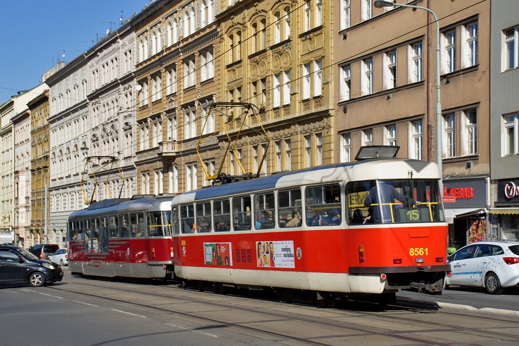 Прага, Tatra T3R.P № 8561