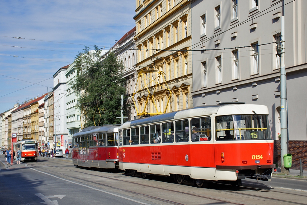 Прага, Tatra T3R.PV № 8154