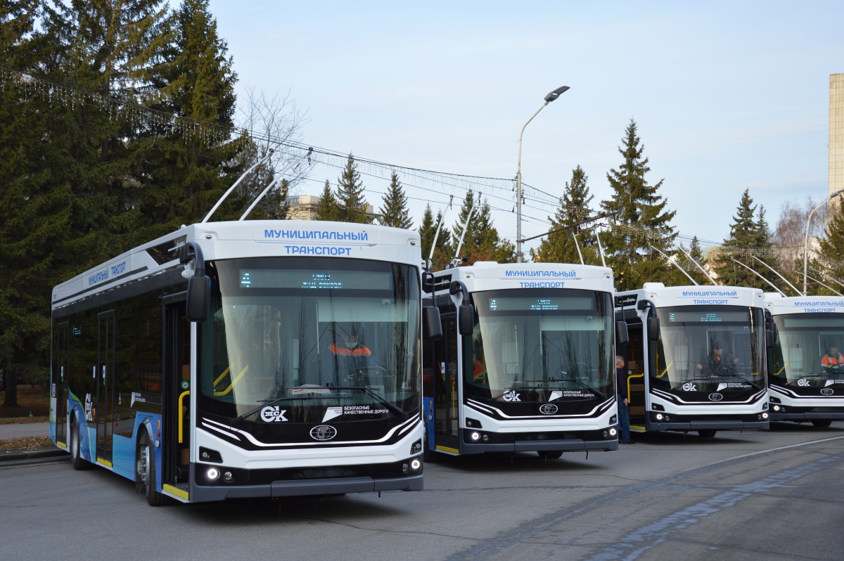 Omsk, PKTS-6281.00 “Admiral” Nr. 153; Omsk — 01.11.2020 —  Presentation of trolleybuses PKTS 6281 Admiral