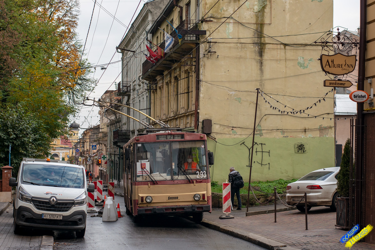 Черновцы, Škoda 14Tr89/6 № 293