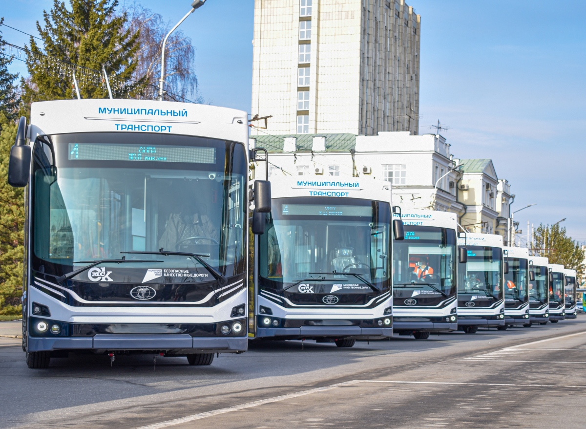 鄂木斯克 — 01.11.2020 —  Presentation of trolleybuses PKTS 6281 Admiral