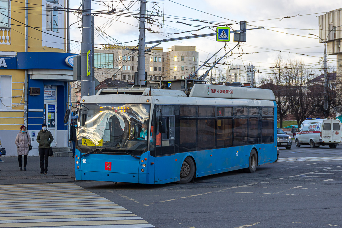 Тула, Тролза-5265.00 «Мегаполис» № 16 Тула, Тролза-5265.00 «Мегаполис» № 16