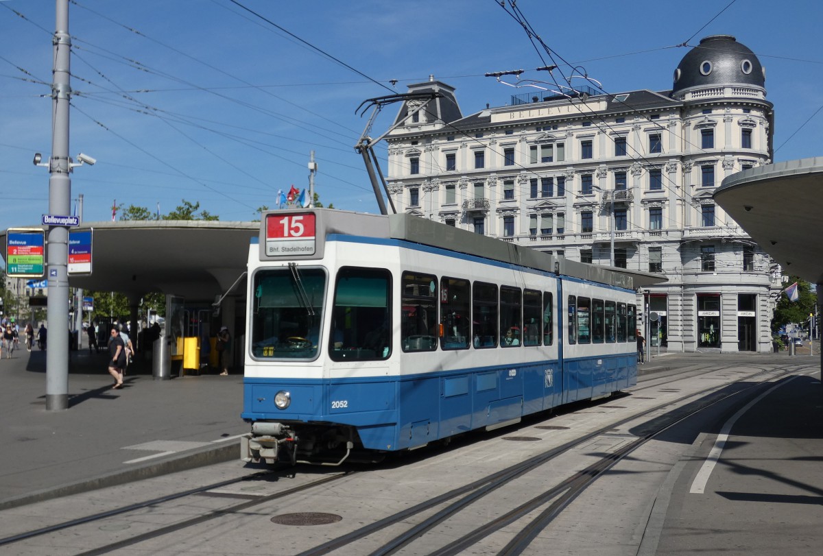 Цюрих, SWP/SIG/BBC Be 4/6 "Tram 2000" № 2052