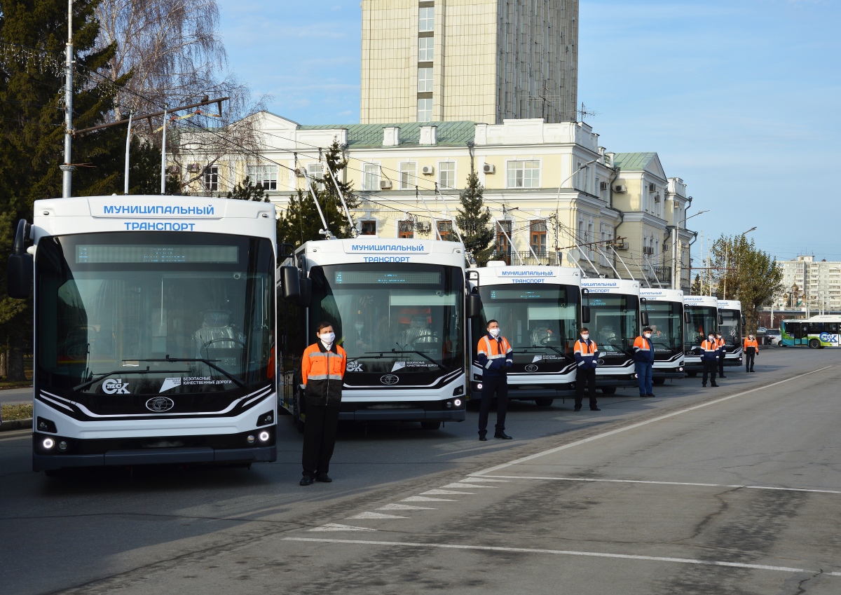 Омск — 01.11.2020 — Презентация троллейбусов ПКТС 6281 Адмирал