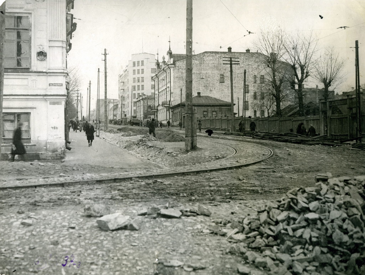 Пермь — Закрытые трамвайные линии; Пермь — Старые фотографии; Пермь — Трамвайные линии и инфраструктура